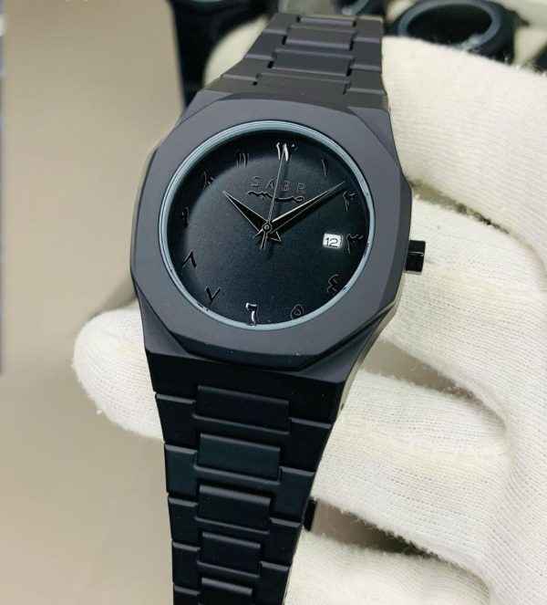 Full Black Aura Quartz Watch - Lightweight Premium Quality Design