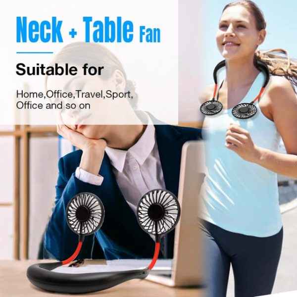 Neck Fan Adjustment Fan Hands-free