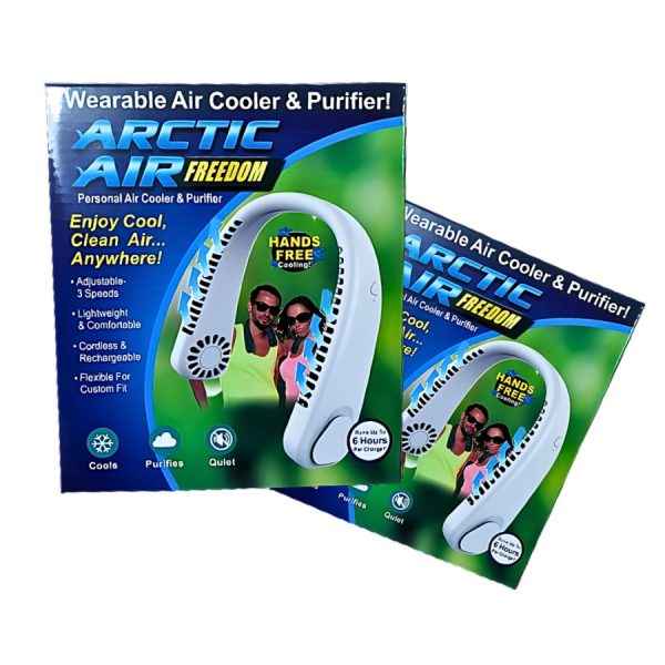 Neck Fan – Wearable Air Cooler & Purifie