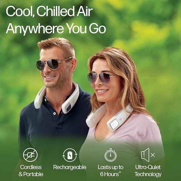 Neck Fan – Wearable Air Cooler & Purifie