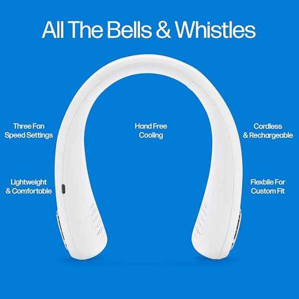 Neck Fan – Wearable Air Cooler & Purifie